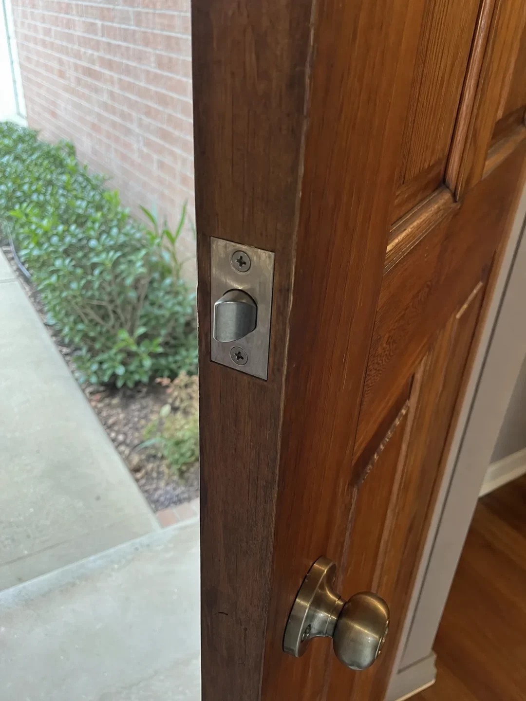 Door edge and latch details to check before a lock upgrade